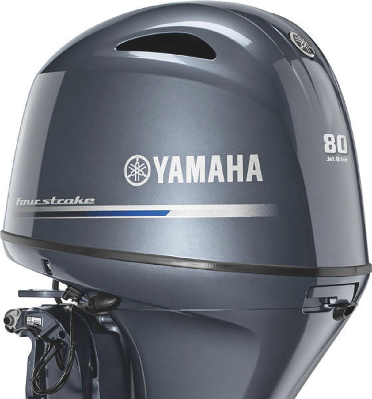 Yamaha F115JB Jet Drive - 25-Inch Shaft Equivalent | Remote Control | Electric Start | Power Trim & amp; Tilt | Jet Pump | Gray