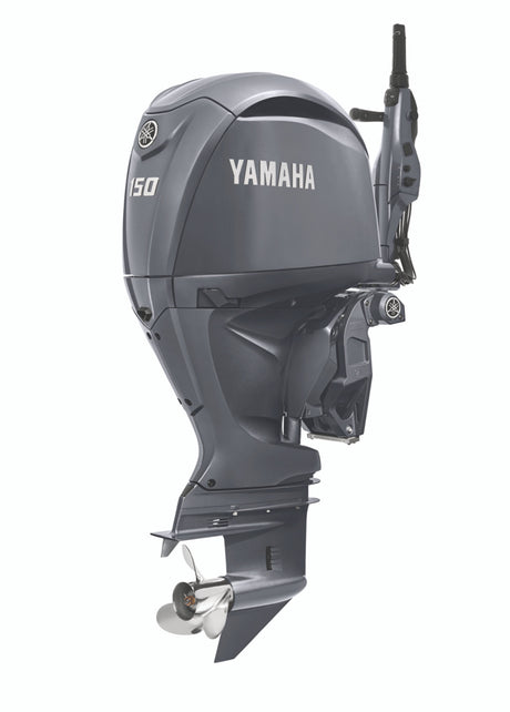 Yamaha F150XHA Outboard - 25-Inch Shaft | ALL NEW Tiller Handle | Electric Start | Power Trim & Tilt