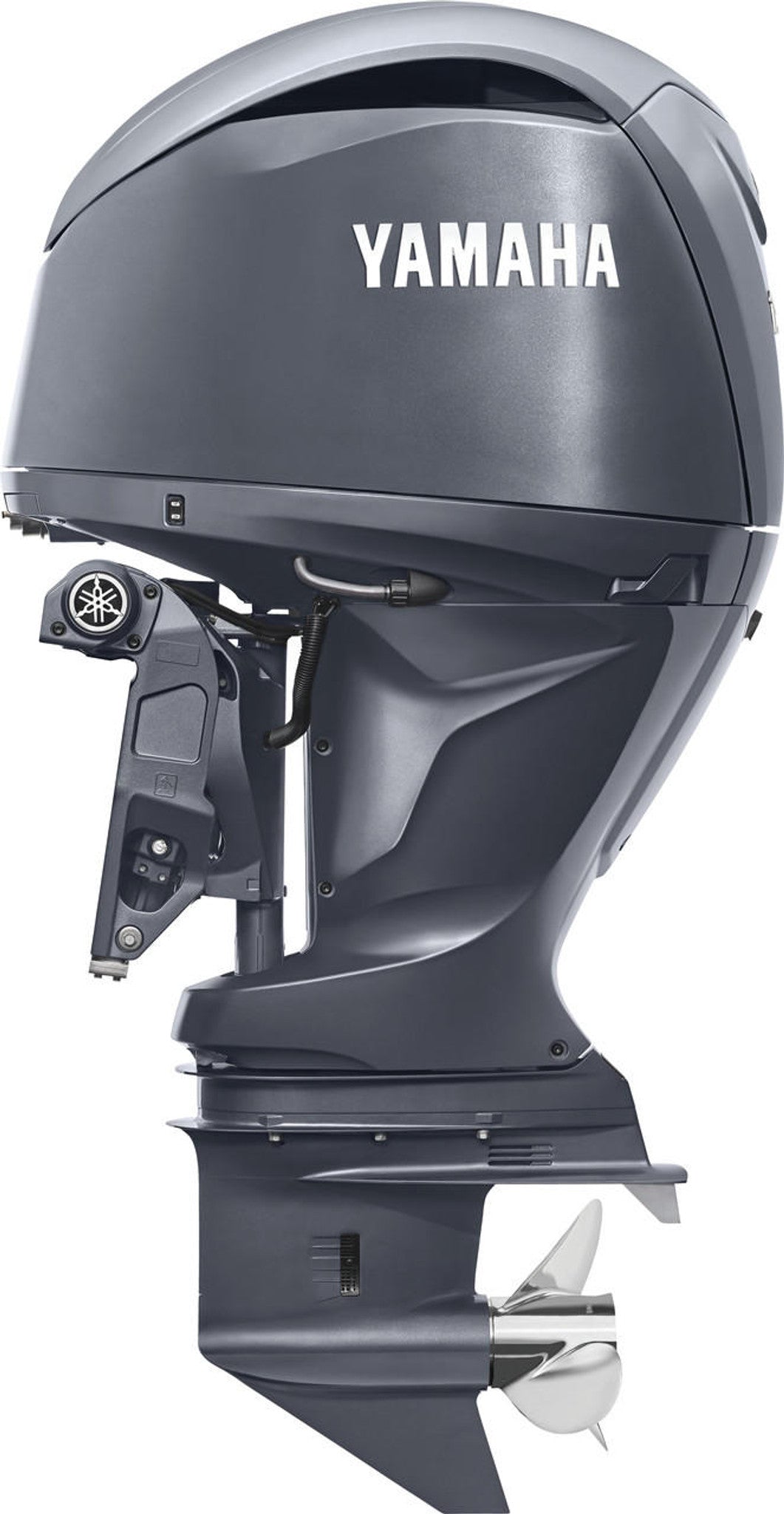 Yamaha LF150XSA Outboard - 25-Inch Shaft | Digital Electronic Control (DEC) | Electric Start | Power Trim & Tilt | Counter-Rotation | Gray