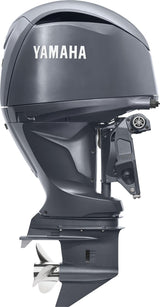 Yamaha LF150XSA Outboard - 25-Inch Shaft | Digital Electronic Control (DEC) | Electric Start | Power Trim & Tilt | Counter-Rotation | Gray
