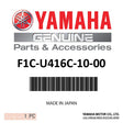 Yamaha - Label, Warning 1 - F1C-U416C-10-00