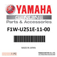 Yamaha - Gunwale, Stern 2 - F1W-U251E-11-00