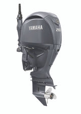 Yamaha F200XHA Oubtoard - Gray | 25-Inch Shaft | Tiller Handle | Electric Start | Power Trim  Tilt | EFI with Variable Camshaft Timing