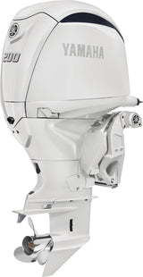 Yamaha F200XSA2 Outboard - 25-Inch Shaft | Digital Electronic Control (DEC) | Electric Start | Power Trim & Tilt | Pearl White