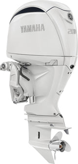 Yamaha F200XSA2 Outboard - 25-Inch Shaft | Digital Electronic Control (DEC) | Electric Start | Power Trim & Tilt | Pearl White