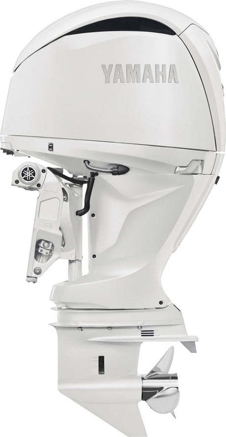 Yamaha F200XSA2 Outboard - 25-Inch Shaft | Digital Electronic Control (DEC) | Electric Start | Power Trim & Tilt | Pearl White