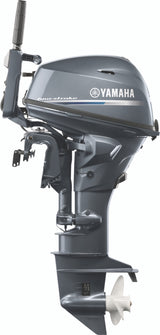 Yamaha F25SWTHC Outboard - 15-Inch Shaft | 2-Cylinder | Tiller Handle | Electric & Manual Start | Power Trim and Tilt | Gray