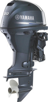 Yamaha F30LA Outboard - 20-Inch Shaft | Remote Control | Electric Start | Power Trim & Tilt | Gray