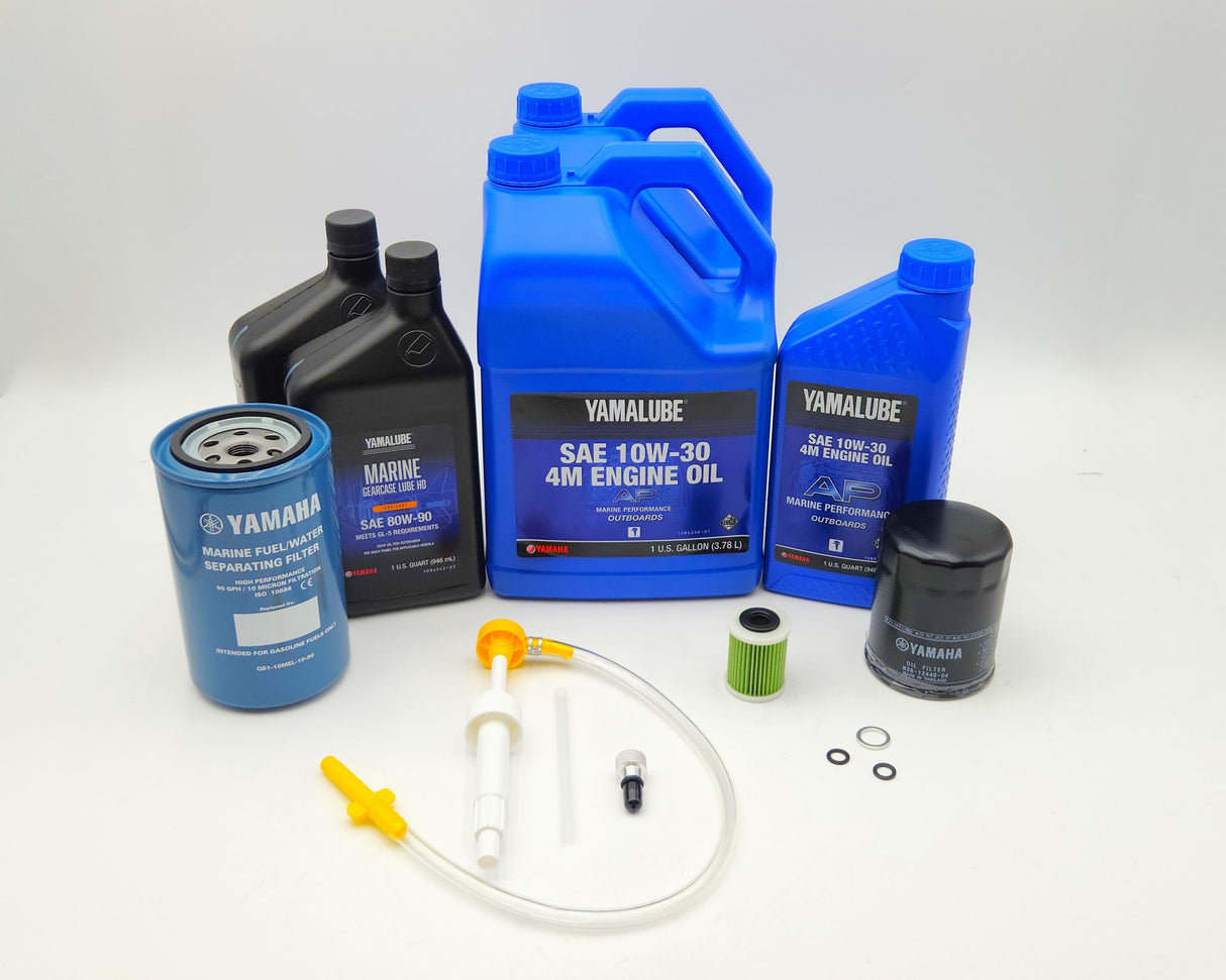 Kit de mantenimiento de 20 horas para Yamaha F350 V6 4.3L - Yamalube 10W-30 - Todos los modelos