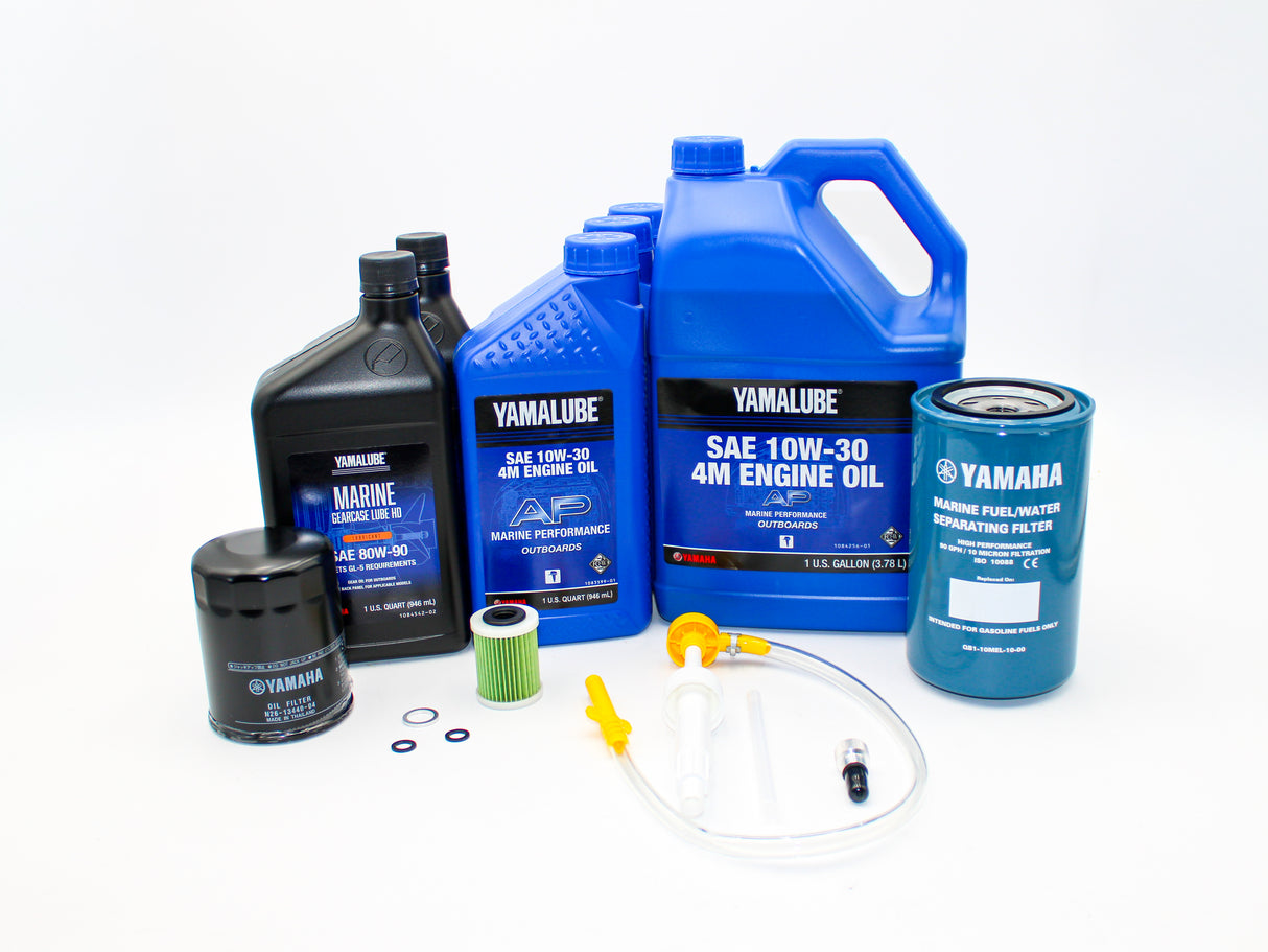 Yamaha F350 V8 20 Hour Maintenance Kit Yamalube 10W-30