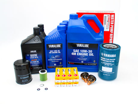 Yamaha F350 V8 300 Hour Service Maintenance Kit - Yamalube 10W-30 - All Models