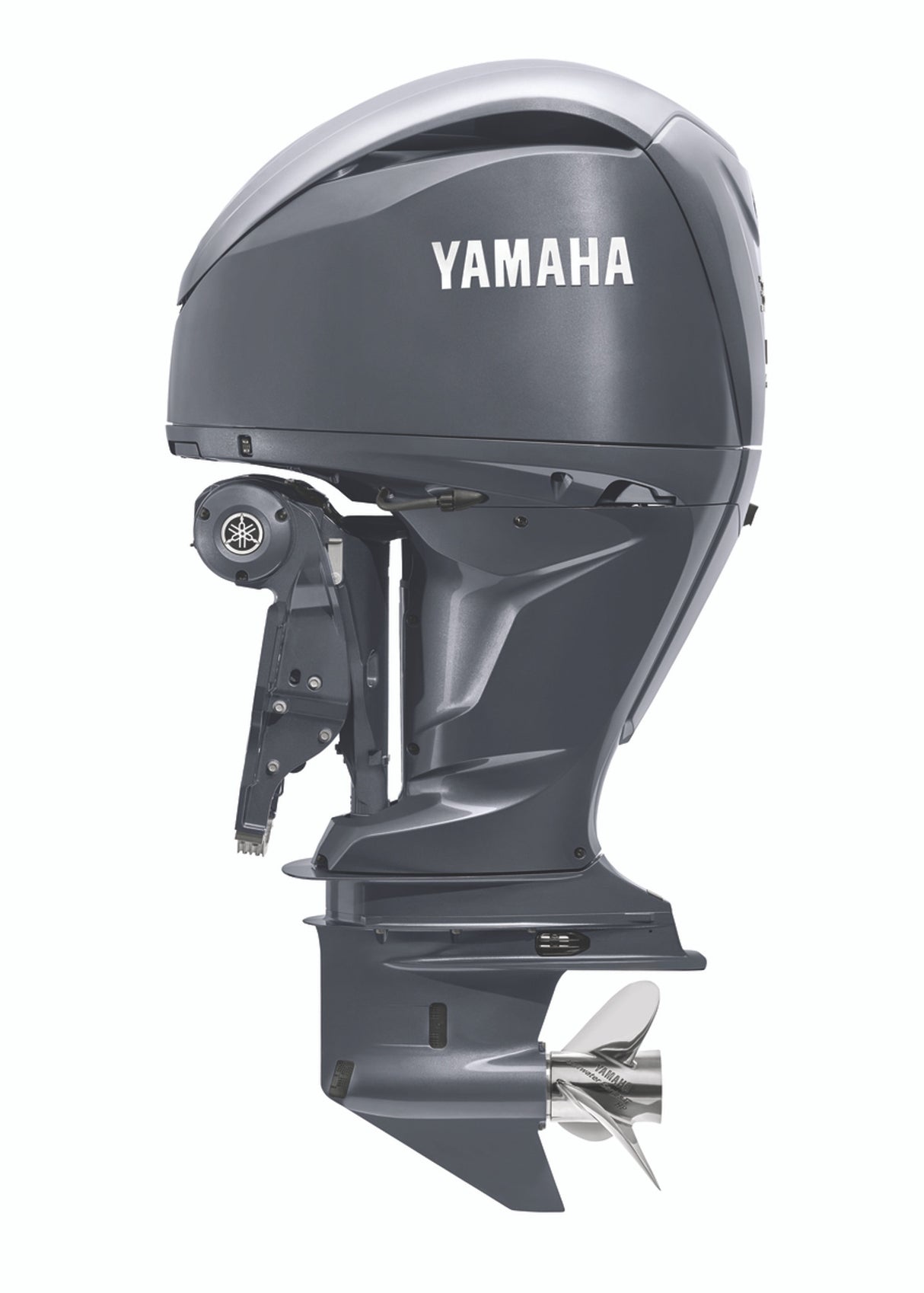 Yamaha LF350ESA Outboard - 35-Inch Shaft | 4.3-Liter V6 | Digital Electronic Control | Electronic Fuel Injection | Electric Start | Power Trim and Tilt | Gray | Counter Rotation
