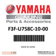 Yamaha - Hose,Exhaust2 - F3F-U758C-10-00