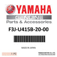 Yamaha - Label, Warning(Fue - F3J-U415B-20-00