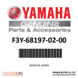 Yamaha - Control Unit - F3Y-68197-02-00