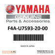 Yamaha - Mat - F4A-U7593-20-00