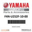 Yamaha - Joint, Gunwale Rh - F4N-U252F-10-00