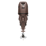 Yamaha F50LC3 Outboard - 20-Inch Shaft | Remote Control | Electric Start | Power Trim & Tilt | Matte Brown