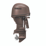 Yamaha F60LC3 Outboard - 20-Inch Shaft | Remote Control | Electric Start | Power Trim & Tilt | Matte Brown