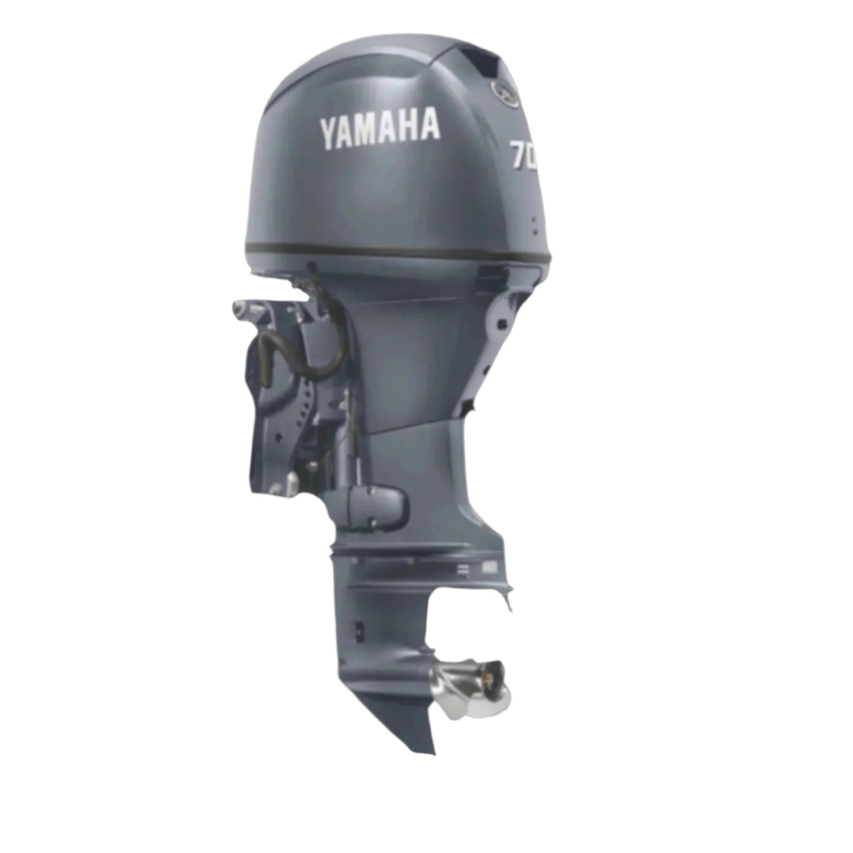Yamaha F70LB Outboard - 20-Inch Shaft | Remote Control | Electric Start | Power Trim & Tilt | Gray