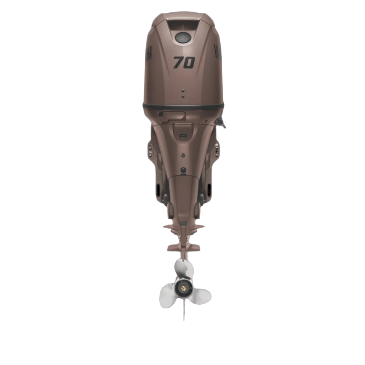 Yamha F70LB3 Outboard - 20-Inch Shaft | Remote Control | Electric Start | Power Trim & Tilt | Matte Brown