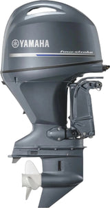 Yamaha F75LB Outboard - 20-Inch Shaft | 1.8-Liter In-Line 4 | Remote Mechanical Control | Electric Start | Power Trim and Tilt | Gray