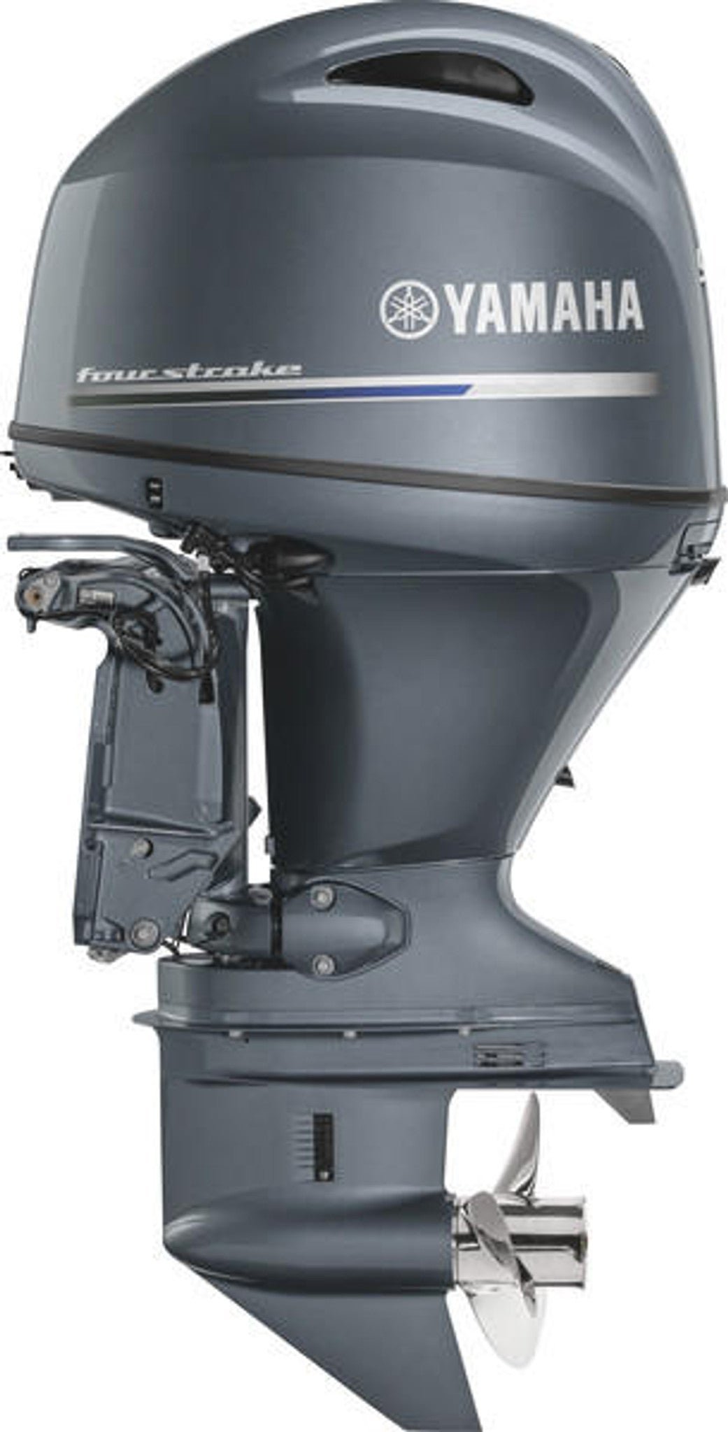 Yamaha F90XB Outboard - 25-Inch Shaft | Remote Control | Electric Start | Power Trim &amp; Tilt | Gray