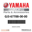 Yamaha - Cap,Oil Filler - GJ3-6778B-00-00