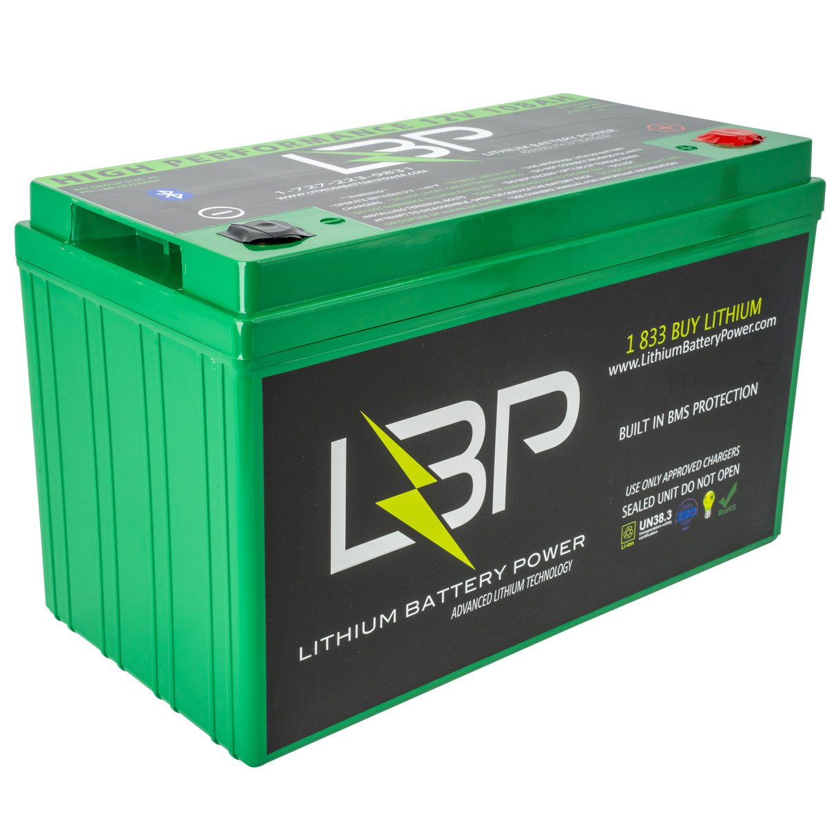LBP -12v 108 Ah High Performance Bluetooth Battery
