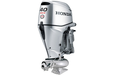 Motor fueraborda Honda BF60A1JRTA con propulsión a chorro - Eje de 20" | Control remoto | Arranque eléctrico | Inclinación asistida | 40 HP | Plateado