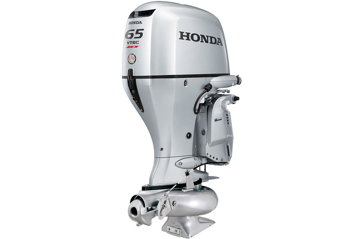 Moteur hors-bord à jet Honda BF90D5JRTA - Arbre de 50,8 cm (20 pouces) | Télécommande | Démarrage électrique | Relevage électrique | 65 CV | Argent