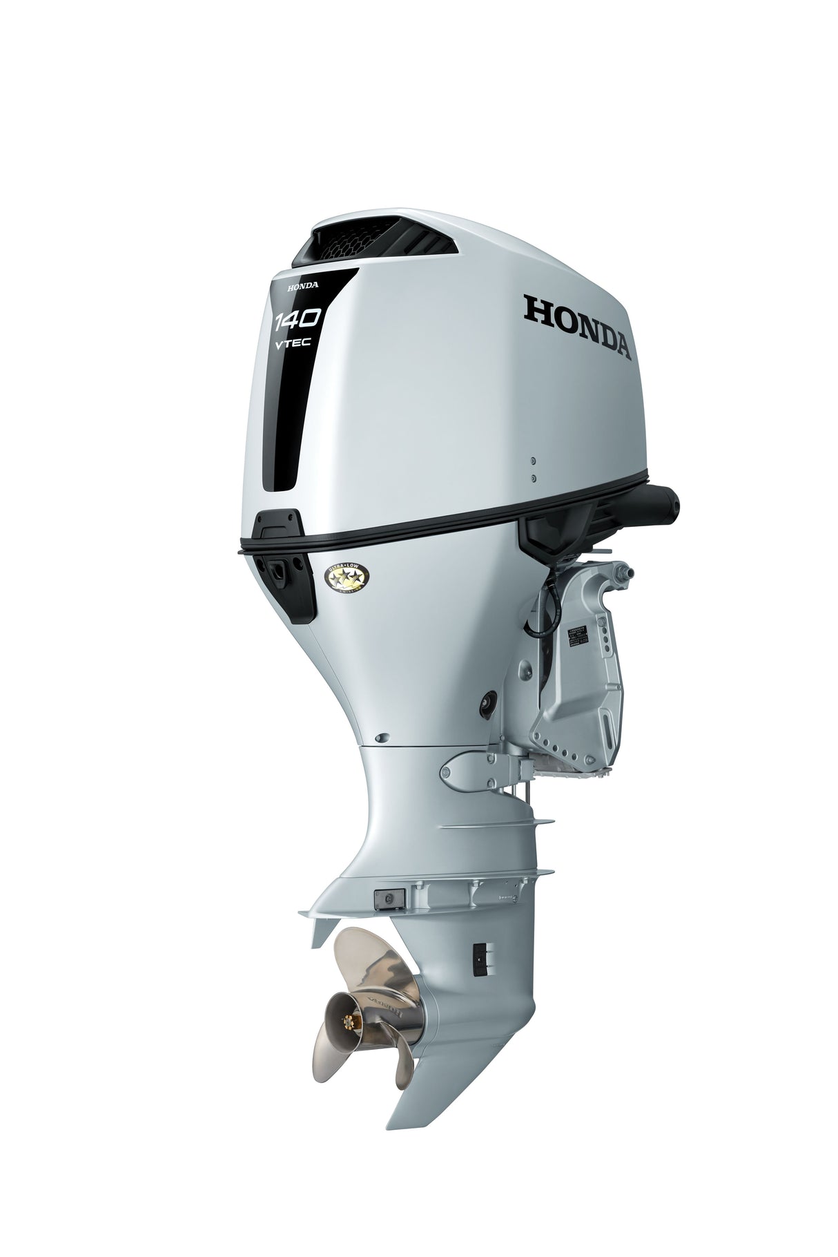 Motor fueraborda Honda BF140AXDA - Eje de 25" | Control remoto | Arranque eléctrico | Inclinación eléctrica | Plateado
