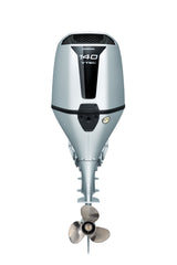 Honda BF140AXCRA Outboard - 25" Shaft | Remote Control | Electric Start | Power Tilt | Counter Rotation | Silver