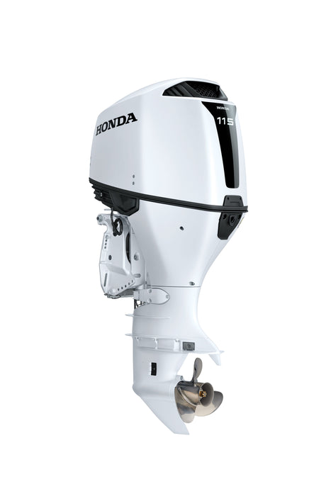 Moteur hors-bord Honda BF115JLRA WT - Arbre de 20 pouces | Télécommande | Démarrage électrique | Relevage électrique | Blanc