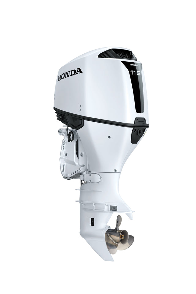 Honda BF115JLDA WT Outboard - 20" Shaft | Remote Control | Electric Start | Power Tilt | White