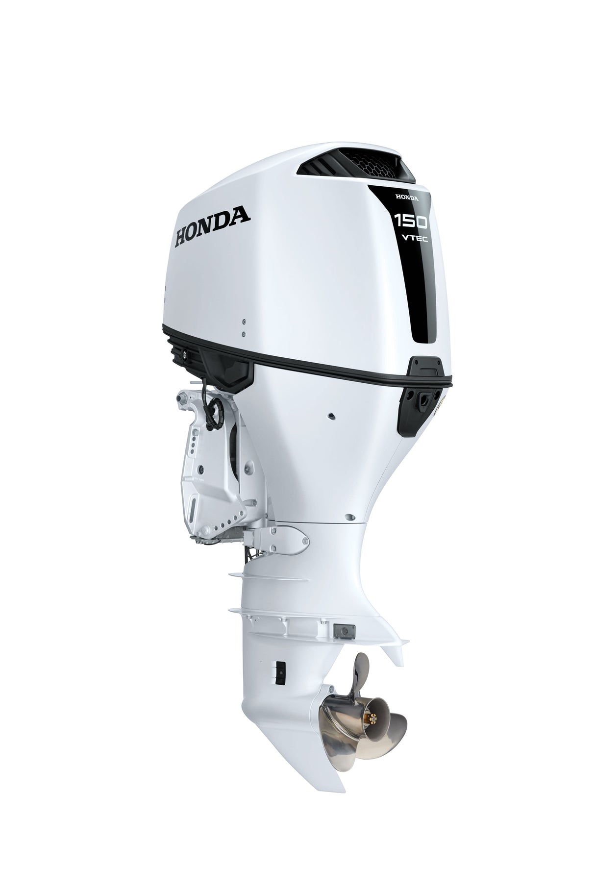 Motor fueraborda Honda BF150DK1XCDA WT - Eje de 25" | Control remoto | Arranque eléctrico | Inclinación asistida | Contrarrotación | Blanco