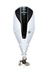 Honda BF250DK1UCRA WT Outboard - 30" Shaft | Remote Control | Electric Start | Power Tilt | Counter Rotation | White