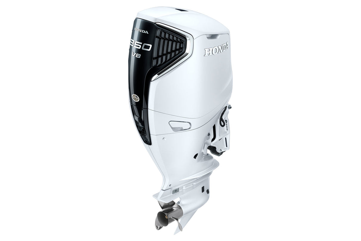 Motor fueraborda Honda BF350AUCDA WT - Eje de 30" | Control remoto | Arranque eléctrico | Inclinación asistida | Contrarrotación | Blanco