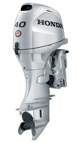 Moteur hors-bord Honda BF40D4LHA - Arbre de 20 pouces | Démarrage électrique | Barre franche | Argent