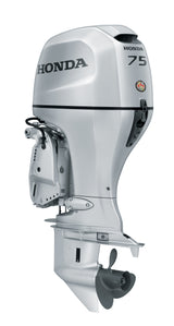 Honda BF75D4LRTA Outboard - 20" Shaft | Remote Control | Electric Start | Power Tilt | Silver