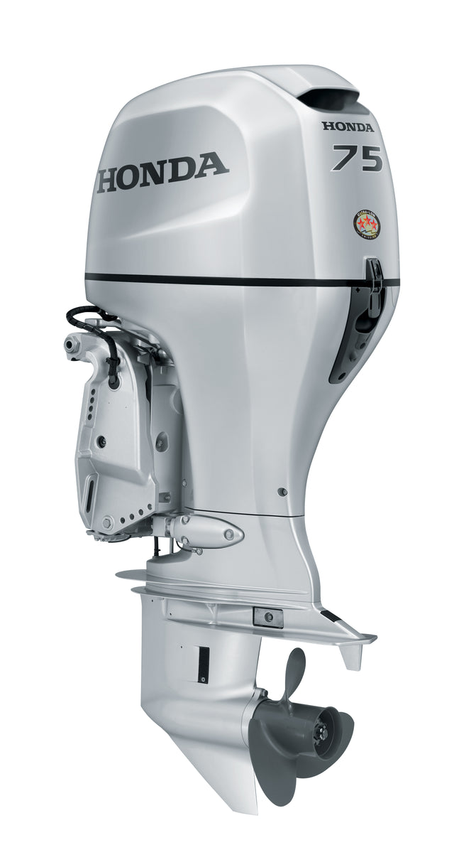 Honda BF75D4LRTA Outboard - 20" Shaft | Remote Control | Electric Start | Power Tilt | Silver