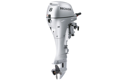 Moteur hors-bord Honda BFP8DK3LHT - Arbre de 50,8 cm (20 pouces) | Démarrage manuel | Propulsion | Charge 6 A | Argent