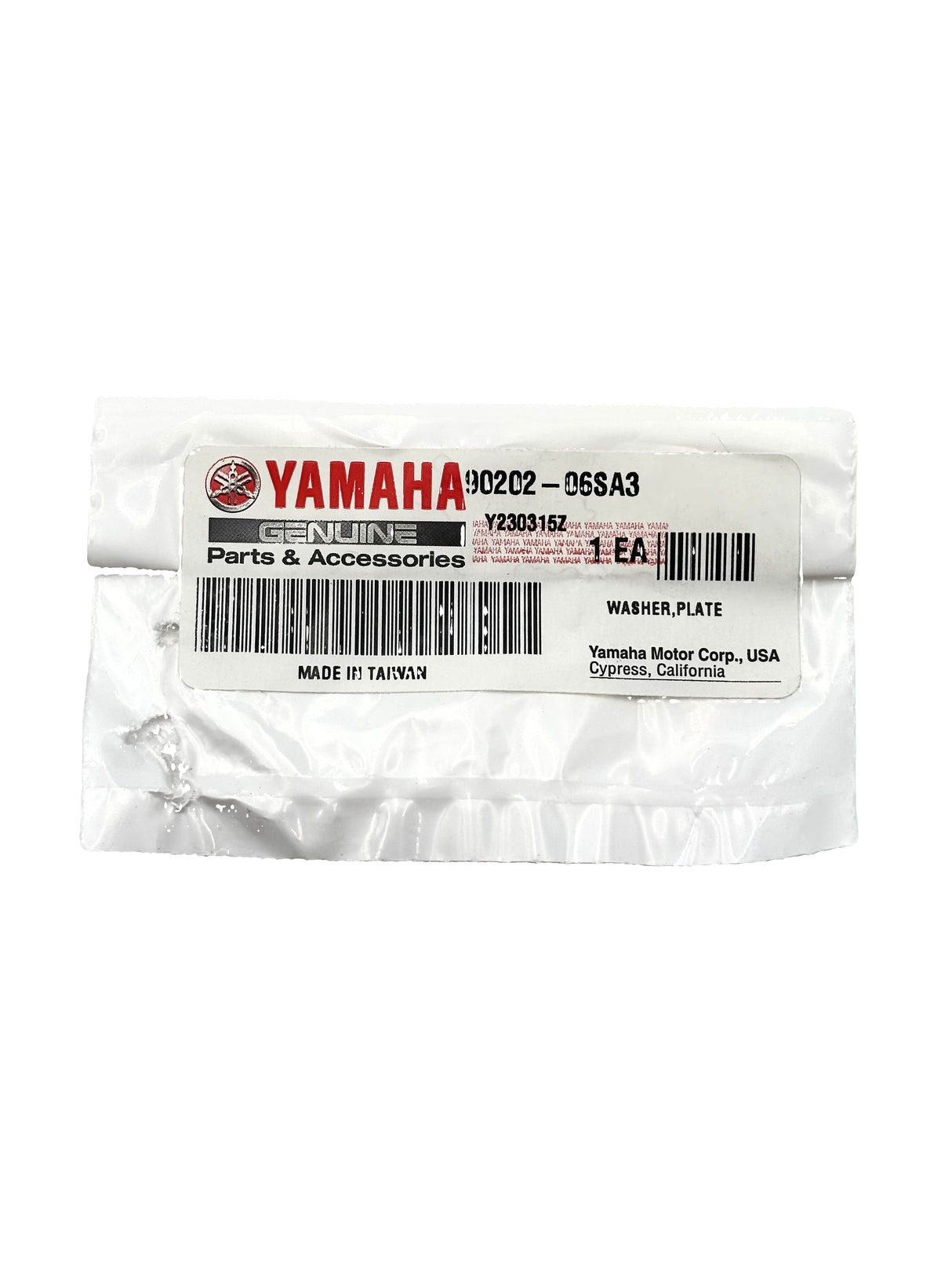 Yamaha - Washer,plate - 90202-06SA3-00