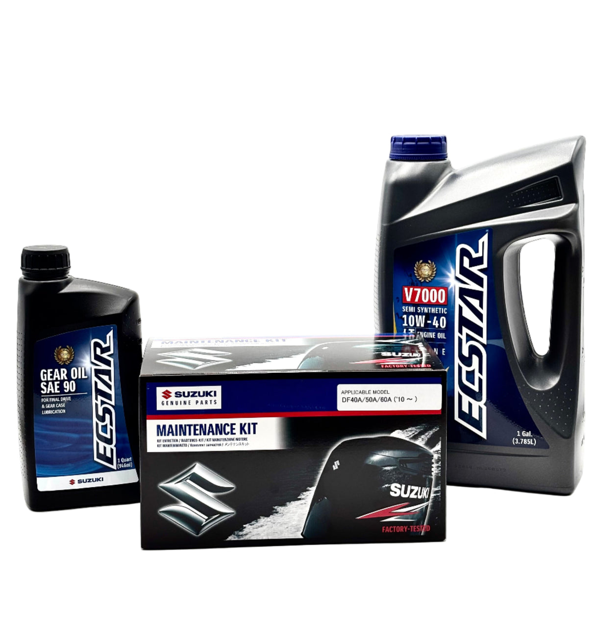 Suzuki DF60A Service Kit  - 10W40 Ecstar Oil- 2010-Current
