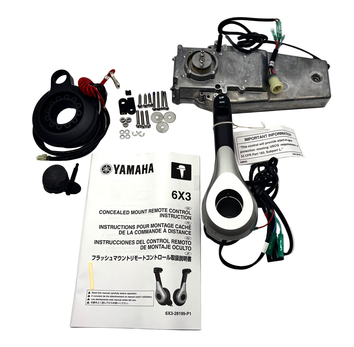 Yamaha - Right Side Flush Mount Control Box - 6X3-48206-11-00