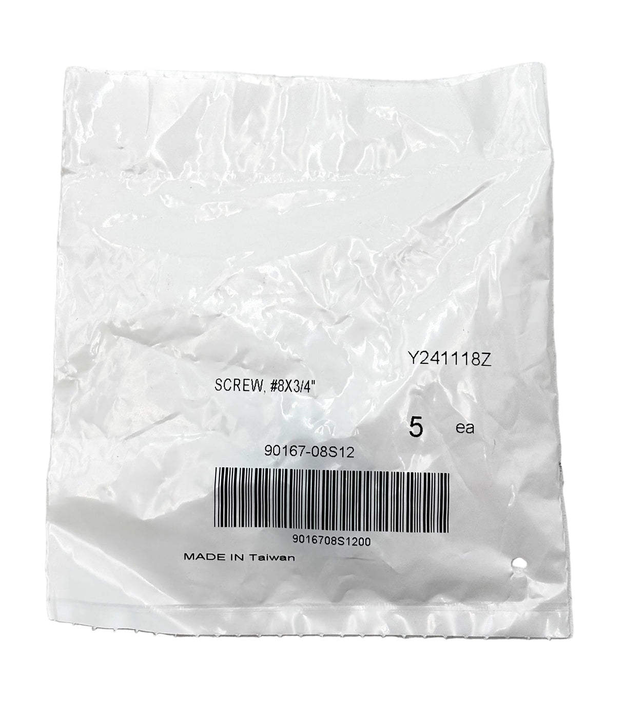 Yamaha - Screw, #8 x 3/4in. - 90167-08S12-00