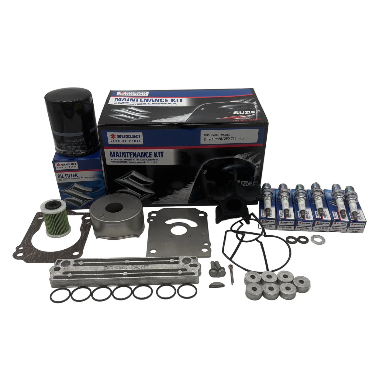 Suzuki DF200 V6, DF225 V6 & DF250 V6 Service Kit – 10W40 Ecstar Oil – 2011 & Newer