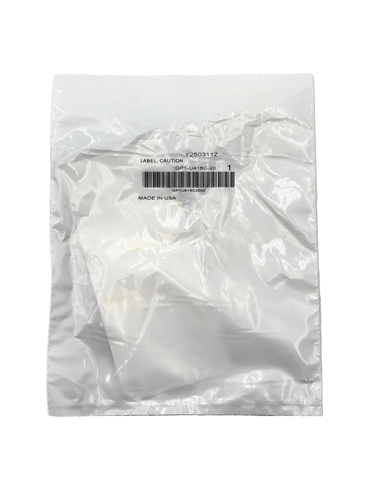 Yamaha - Label, Caution - GP1-U418C-20-00