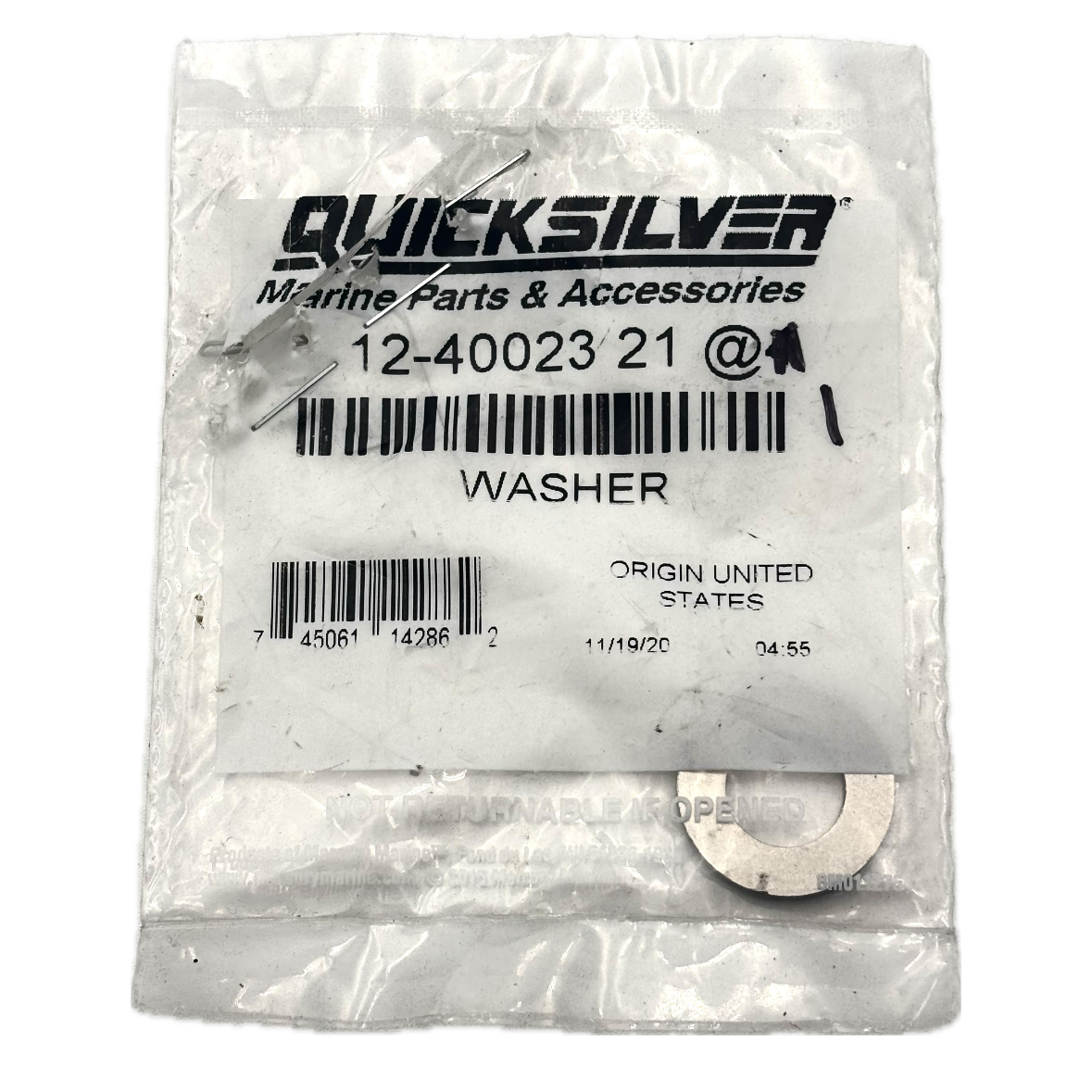 STAINLESS STEEL WASHER (12.80 MM X 24 MM 2.4 MM) - 12-4002321