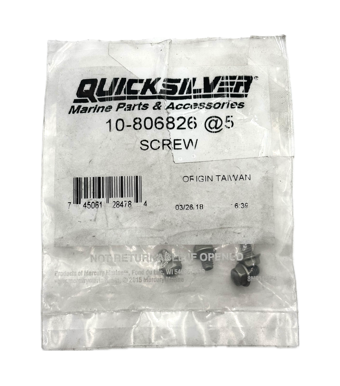 Mercurio - Tornillo (#8 - 32 x .250) - 10-806826